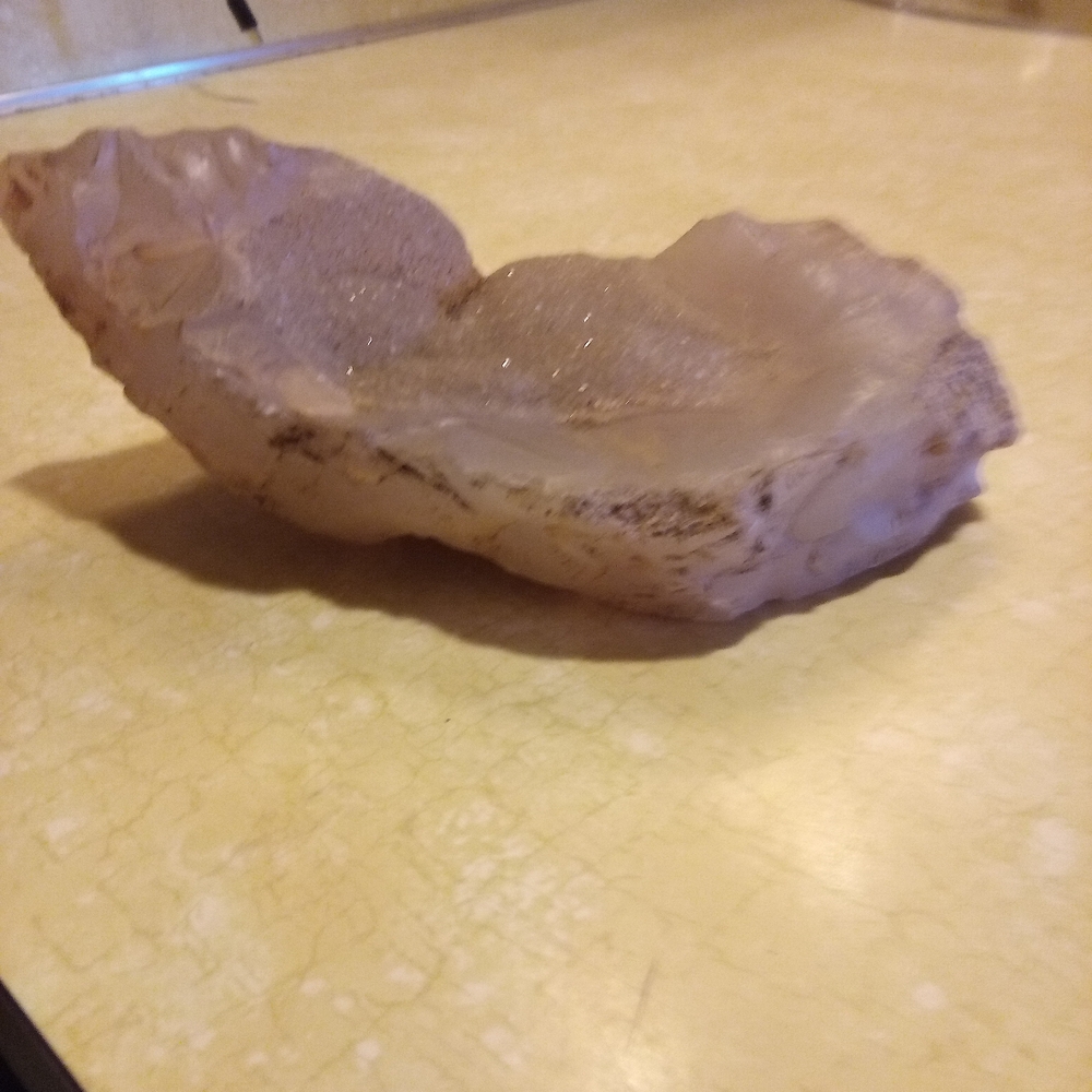 Natural Geode Crystal Display